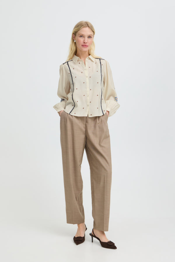 b.young Byirisa Shirt Birch - Precious Sparkle