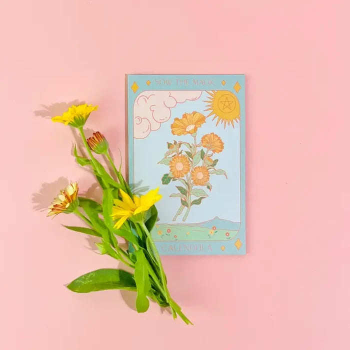 Calendula Tarot Seed Packet by Sow the Magic