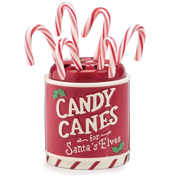 Candy Cane Holder for Santa's Elves with Candy Canes