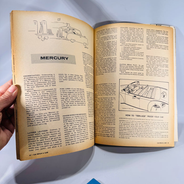 Car Repair & Care Magazine (1950s, Auto Repair Guide) by Editors of Car Life | 500 DIY Tips, Projects, Accessories | 92 Pages, 11x8