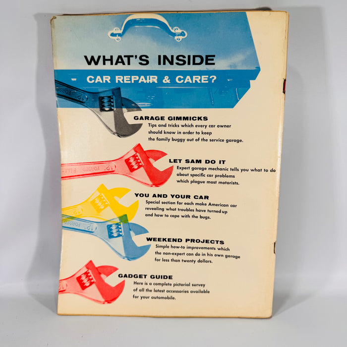 Car Repair & Care Magazine (1950s, Auto Repair Guide) by Editors of Car Life | 500 DIY Tips, Projects, Accessories | 92 Pages, 11x8