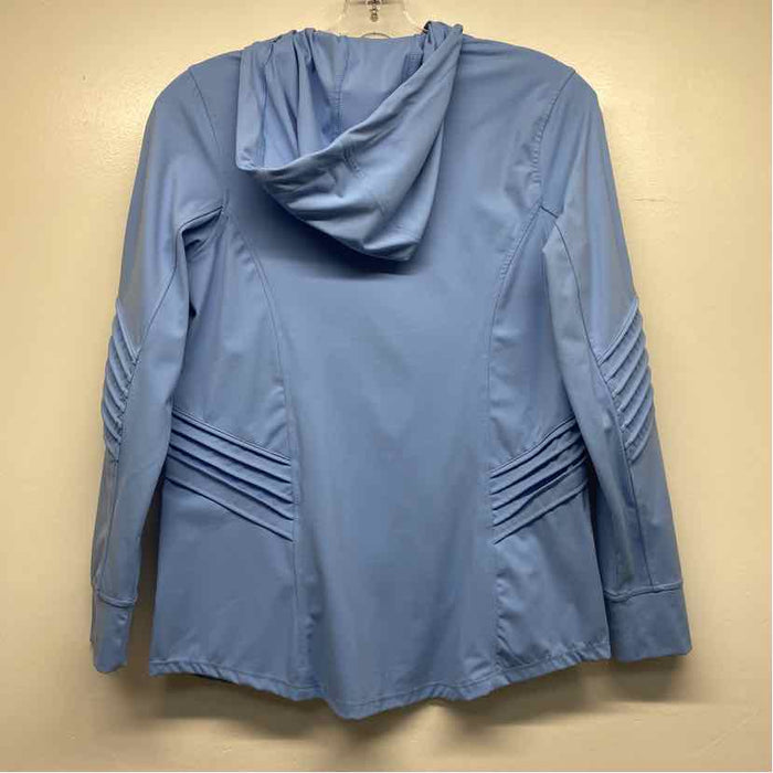 Chico's Zenergy Size 0-S Women's Light Blue Solid Jacket Activewear Top