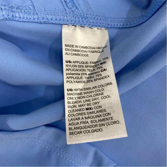 Chico's Zenergy Size 0-S Women's Light Blue Solid Jacket Activewear Top