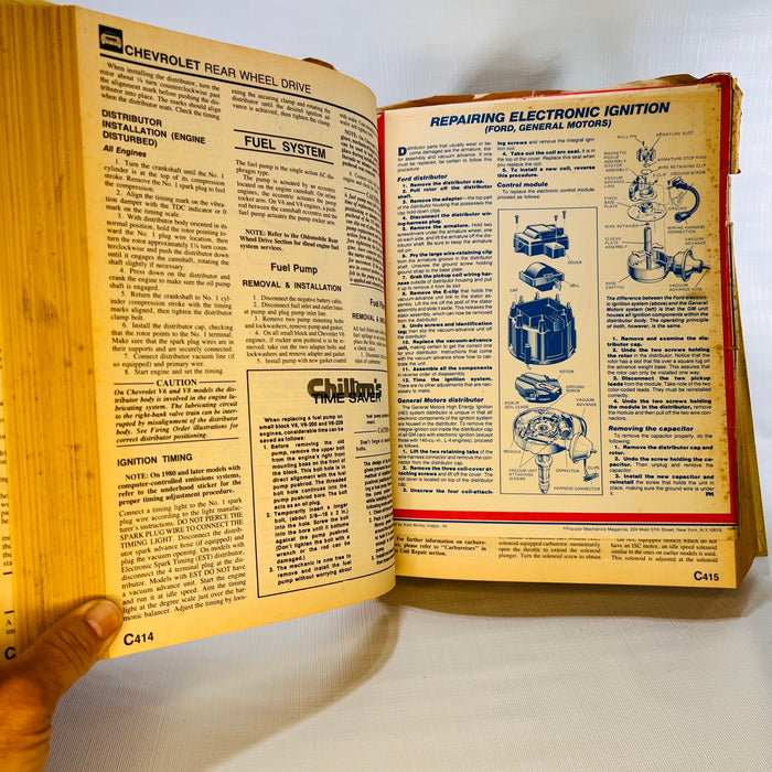 Chilton's Auto Repair Manual Domestic and Canadian Cars from 1978-1985 by Alan F. Turner 1984 Chilton Book Company