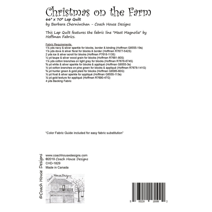Christmas on the Farm Quilt Pattern