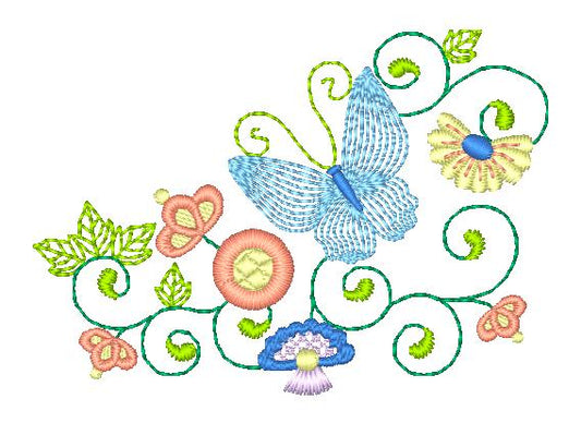 Cocktail Colors Butterflies    ATWS-10284