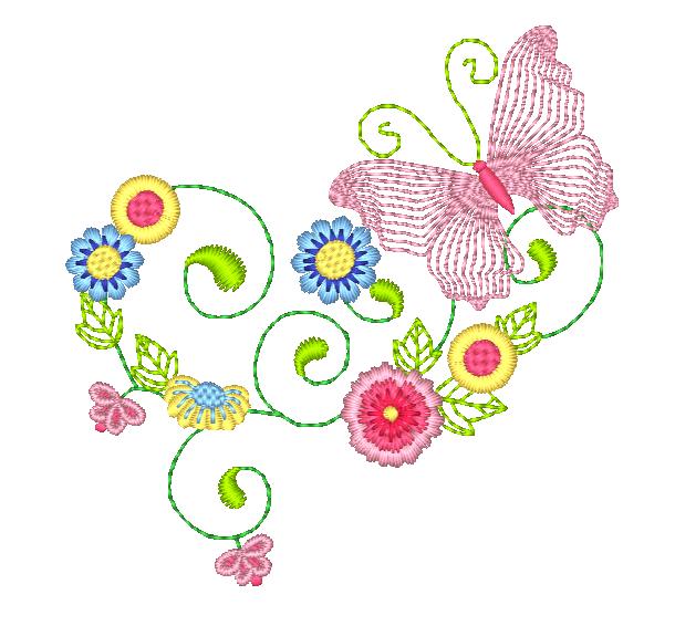 Cocktail Colors Butterflies    ATWS-10284