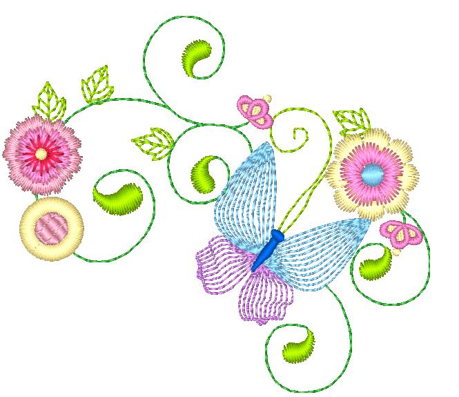 Cocktail Colors Butterflies    ATWS-10284