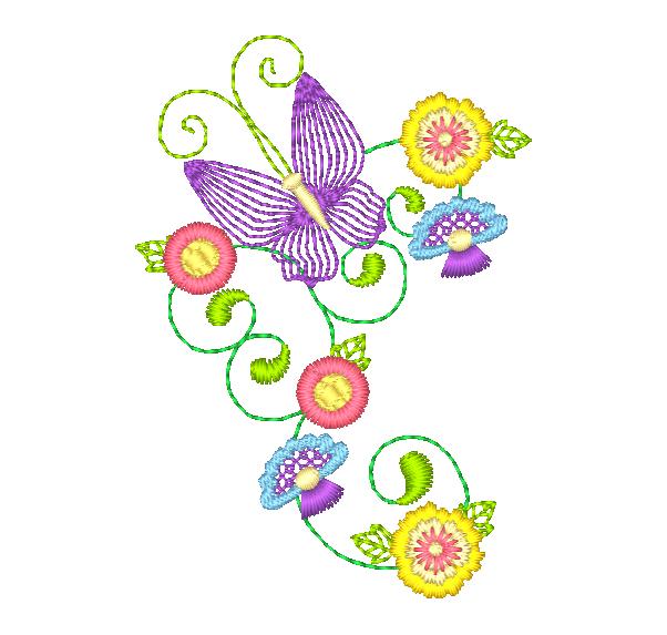 Cocktail Colors Butterflies    ATWS-10284
