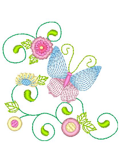 Cocktail Colors Butterflies    ATWS-10284