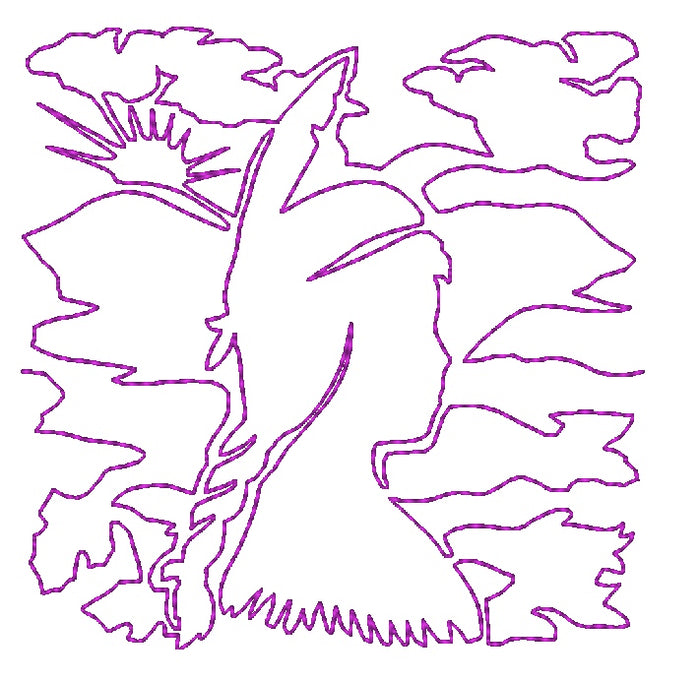 Continuous Line Thanksgiving [4x4] 10953 Machine Embroidery Designs