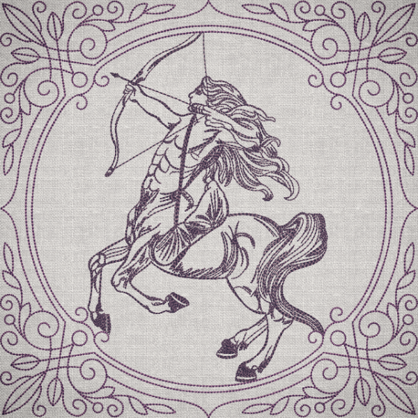 Creature Feature Quilt Square - Centaur