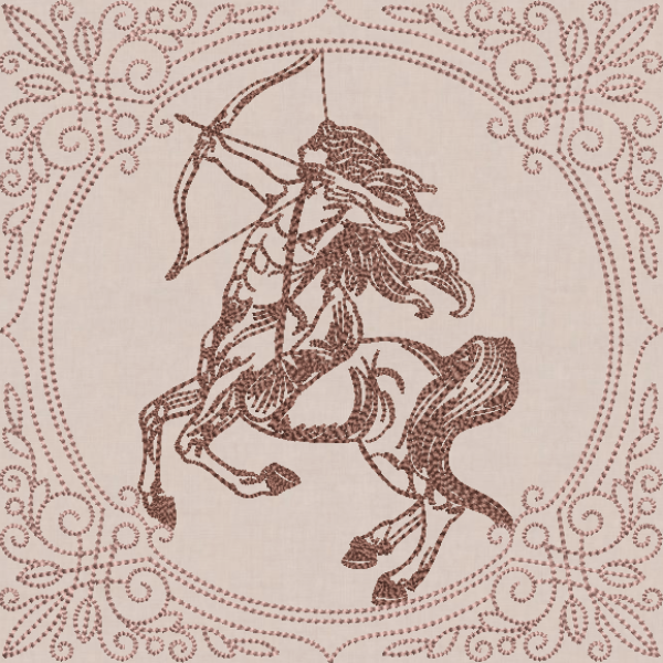 Creature Feature Quilt Square - Centaur