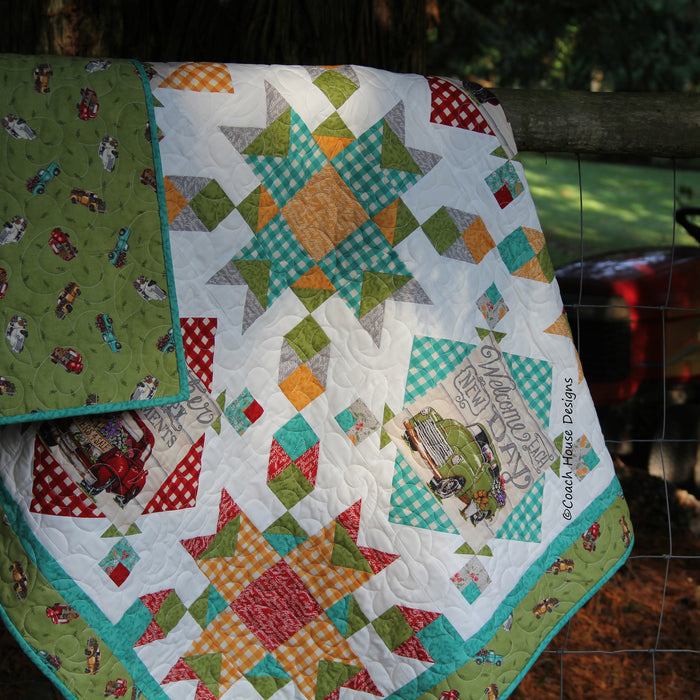 Cruisin’ Thru the Meadow Quilt Pattern