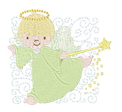 Curly Angel Blocks   ATWS-10132