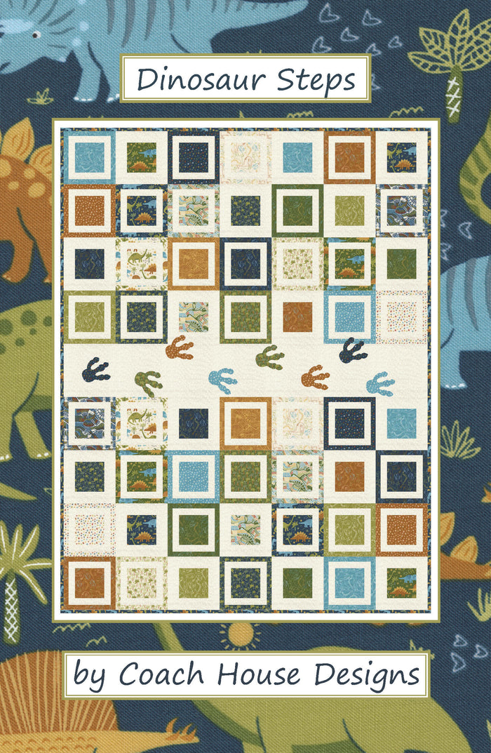 Dinosaur Steps Quilt Pattern