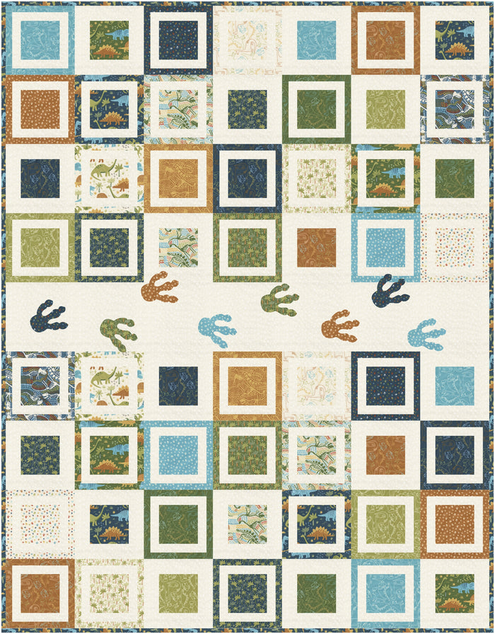 Dinosaur Steps Quilt Pattern