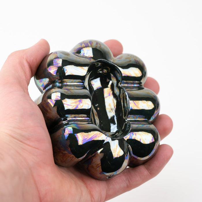 Doble Reina Perla Negra Ashtray - Empire Smokes