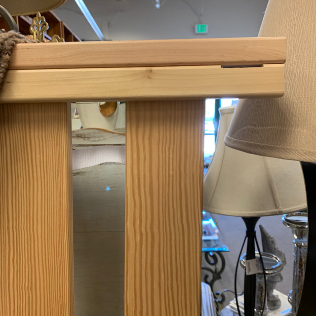 Double Wood Bed frame solid back