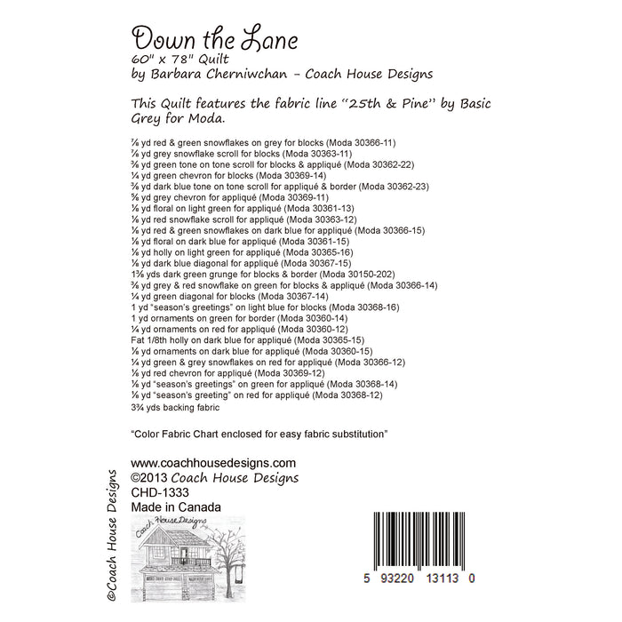 Down the Lane Downloadable PDF Quilt Pattern