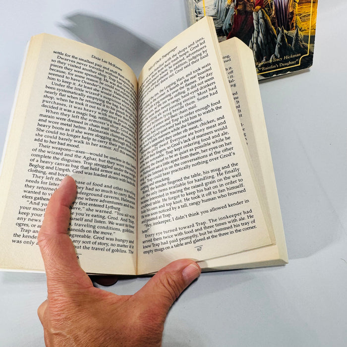 Dragonlance Paperback Bundle Love and War & Tales of Uncle Trapspringer TSR Fantasy Books