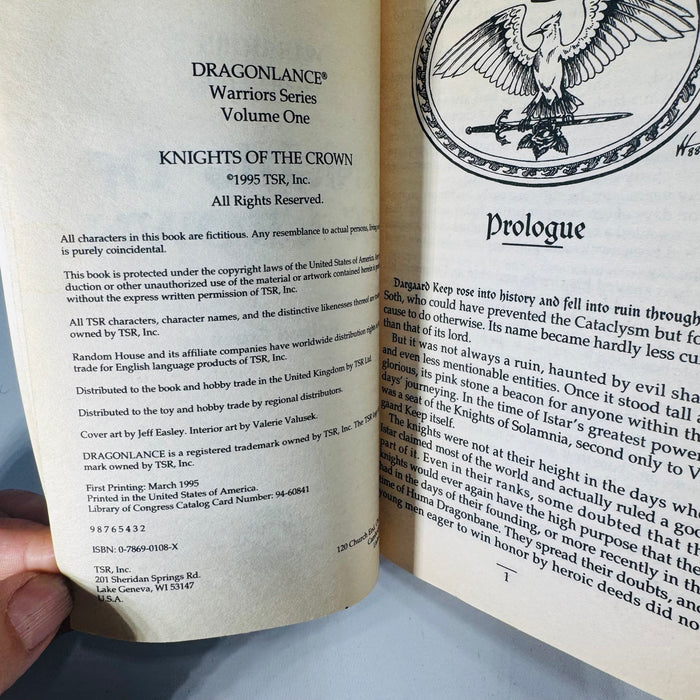 Dragonlance Warriors Books 1 2 3 Bundle Knights of the Crown Maquesta Kar-Thon Knights of the Sword