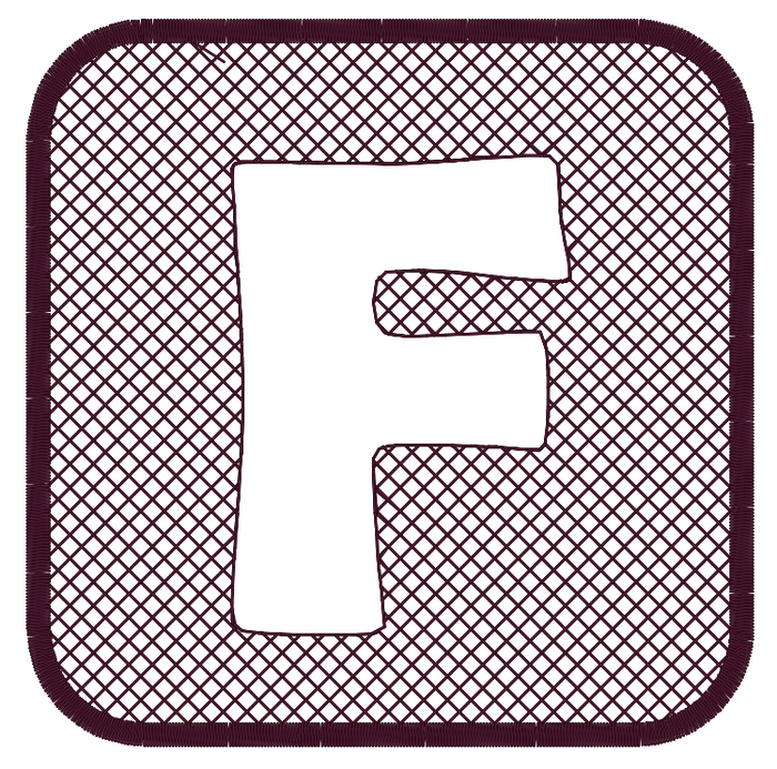 Embossed Alphabet [4x4] 11759  Machine Embroidery Designs