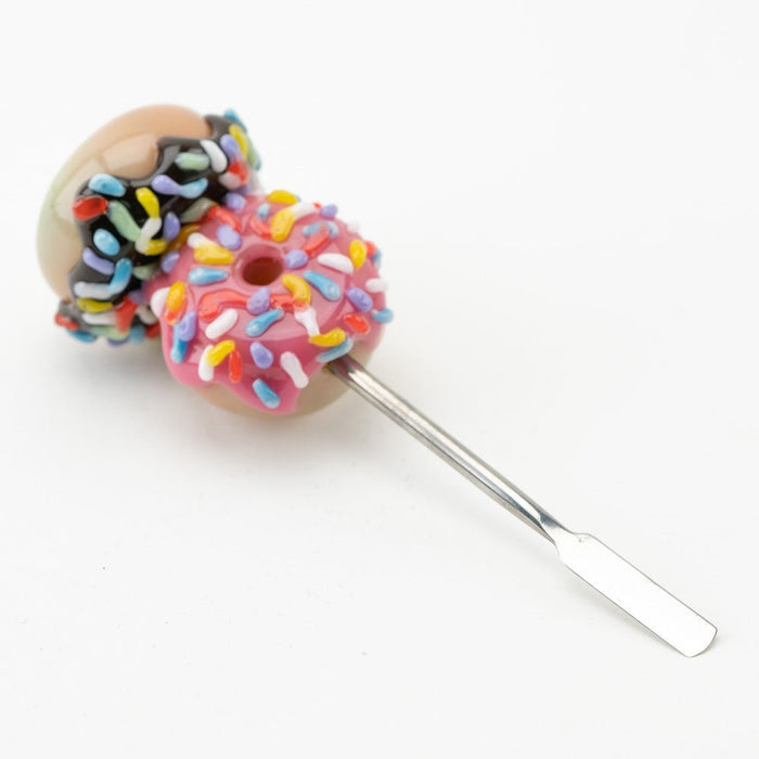 Empire Glassworks Dessert Lover's Concentrate Bundle - Cookie Monster Sundae Float - Donuts Dabber - Donut Spinner Cap - Empire Glassworks Quartz Banger - Carb Cap Stand