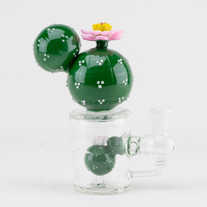 Empire Glassworks Peyote Flower Bundle - Peyote Mini Rig - UV Peyote Bowl Piece - Peyote Alligator Clip - Peyote Poker