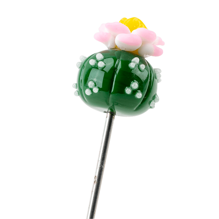 Empire Glassworks Peyote Flower Bundle - Peyote Mini Rig - UV Peyote Bowl Piece - Peyote Alligator Clip - Peyote Poker