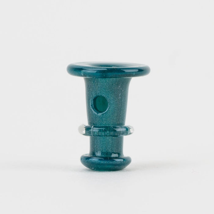 Blue Lagoon Puffco joystick cap made by Empire Glassworks