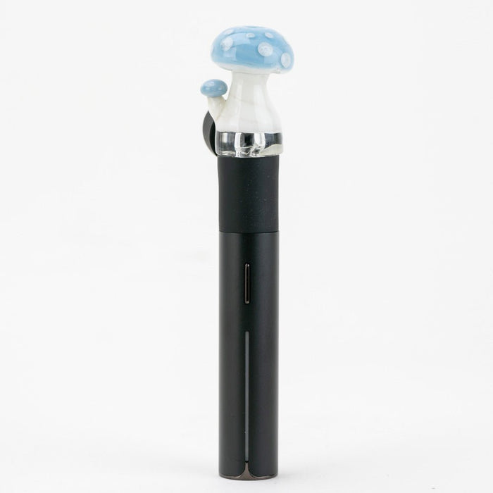 Durable borosilicate glass Puffco Pivot mouthpiece with mushroom design