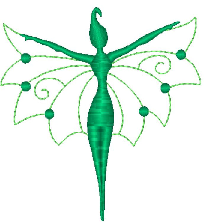 Fairies in The Garden 10645 Machine Embroidery Designs