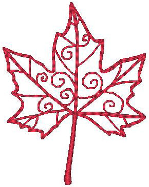 Falling Leaves [4x4] 10914 Machine Embroidery Designs