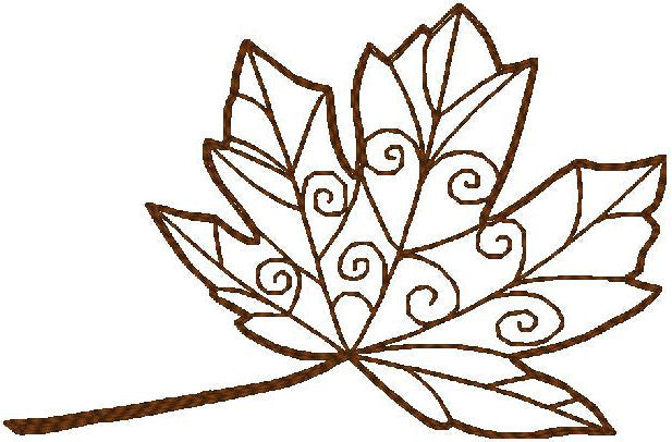 Falling Leaves [4x4] 10914 Machine Embroidery Designs