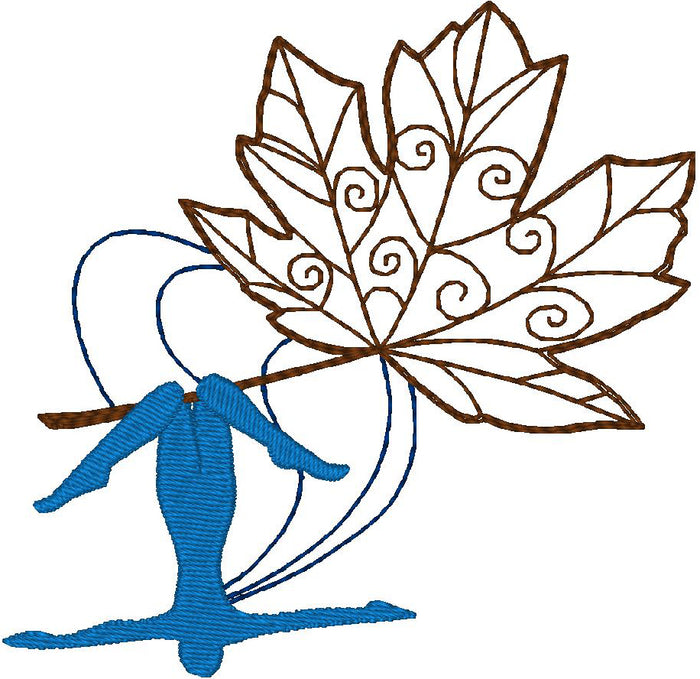 Falling Leaves [4x4] 10914 Machine Embroidery Designs