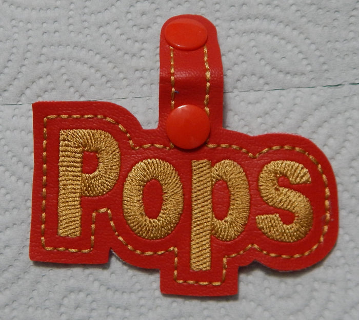 Fathers Day Key Fobs Project <BR>[4"X4"] Hoop # 10507
