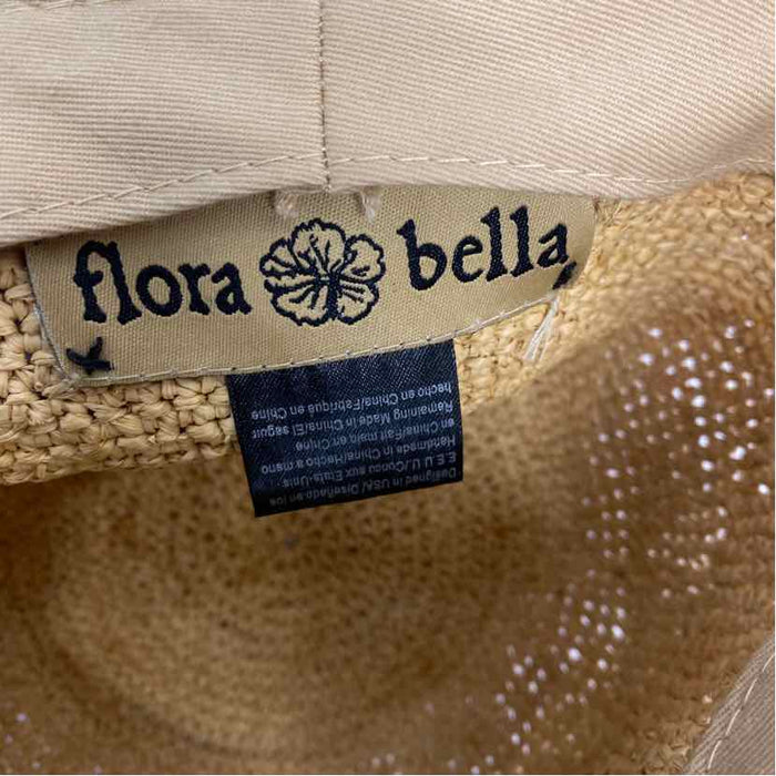 Florabella Tan Solid Straw Hat