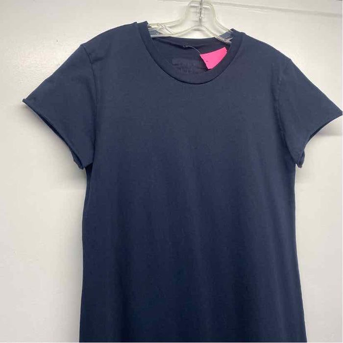 Frank & Eileen Est 1947 Size L Women's Black Solid T-Shirt Dress