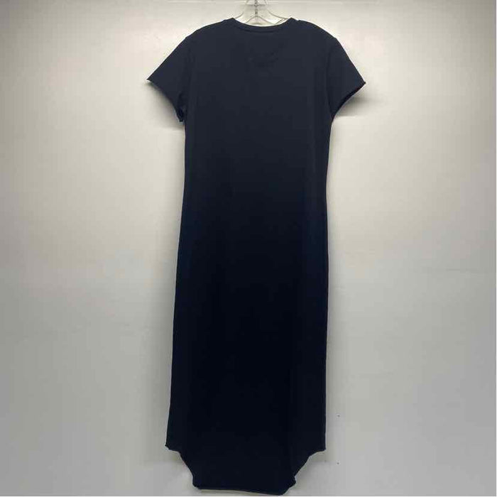 Frank & Eileen Est 1947 Size L Women's Black Solid T-Shirt Dress