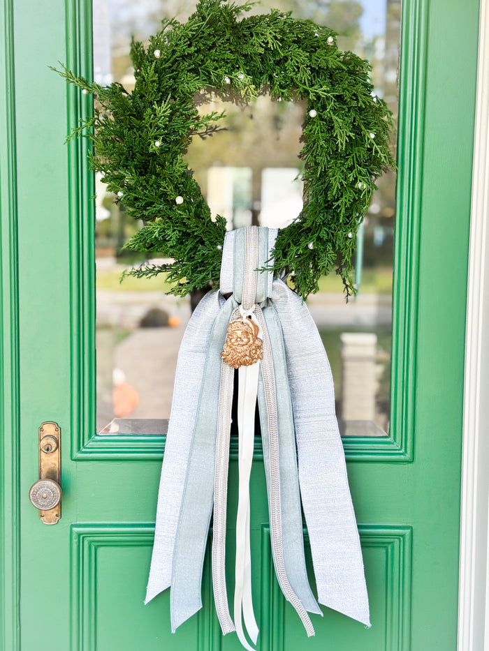 Frosted St. Nicholas Wreath