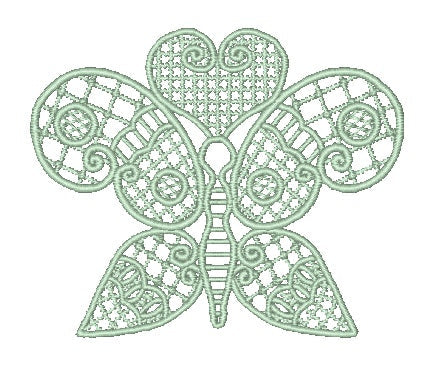 FSL Butterflies [4x4] 11439 Free Standing Lace Machine Embroidery Designs
