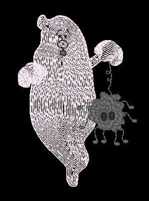 Ghosts [4x4] 10735 Machine Embroidery Designs