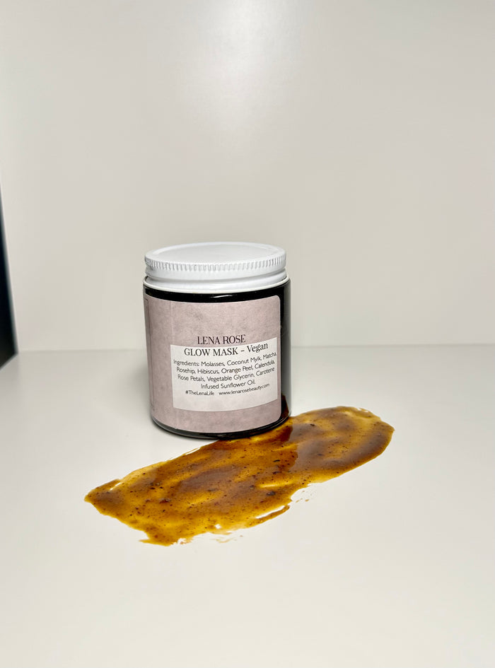 Vegan Glow Mask, a Lena Rose House Line mask