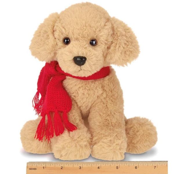 Golden Retriever Grizwald Plush Stuffed Animal Brown Puppy Dog Measuring Horizotnally