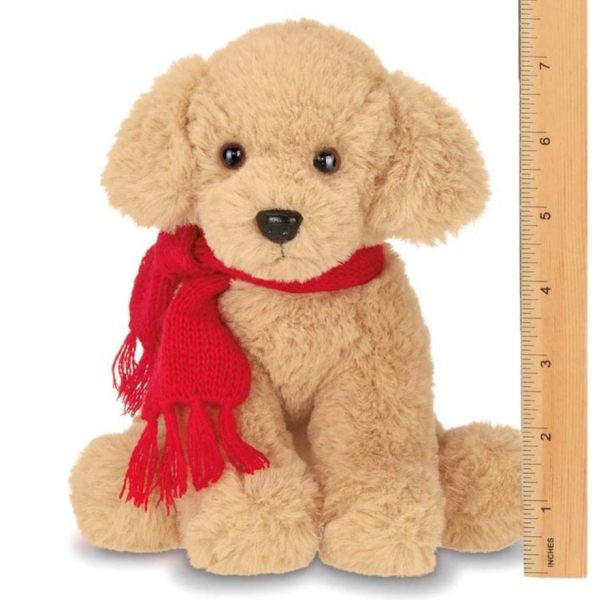 Golden Retriever Grizwald Plush Stuffed Animal Brown Puppy Dog Measuring Vertically
