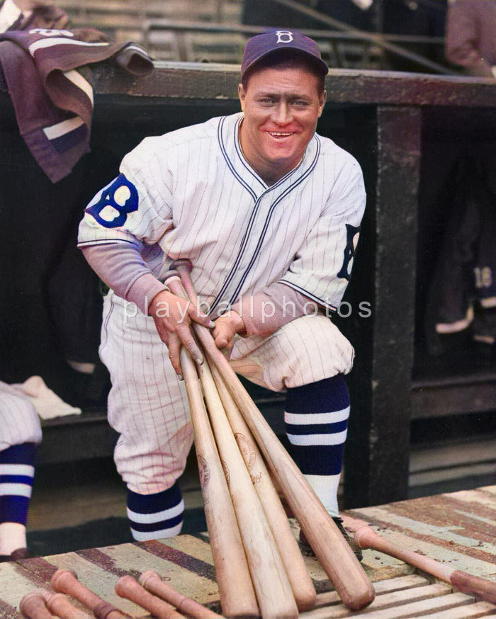 Hack Wilson Colorized 8x10 Print - Graded And Framed