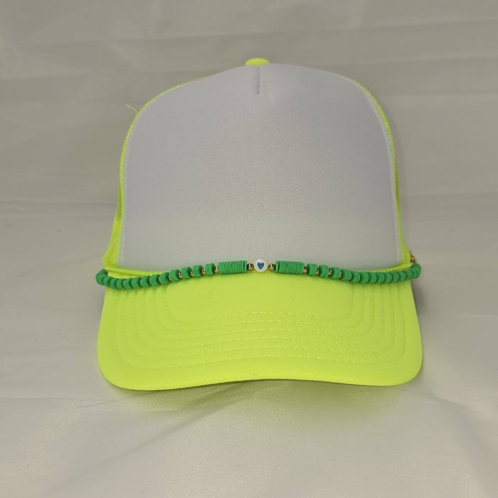 HAT CHAIN BEADED multiple colors Tea-Shirt Shoppe Green