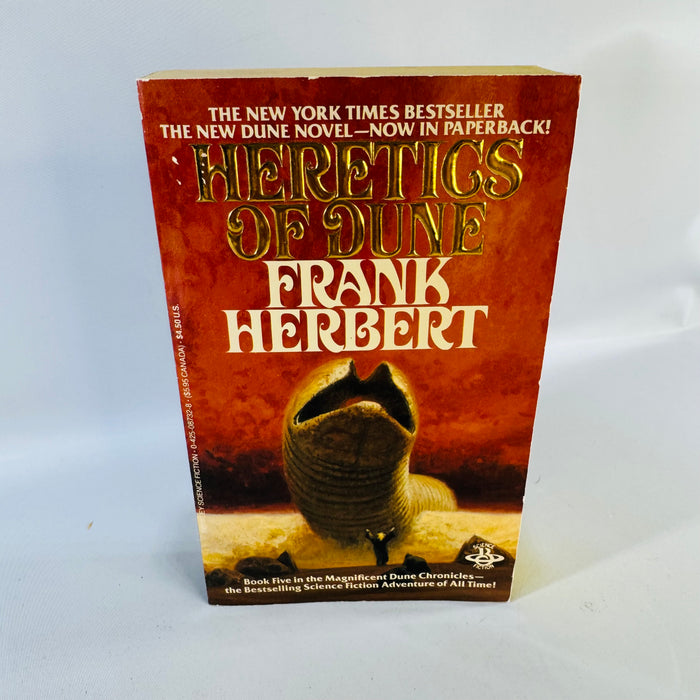 Heretics of Dune 1986 Berkley Paperback Frank Herbert Book 5 Vintage Science Fiction