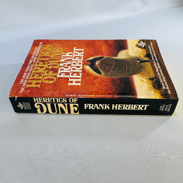 Heretics of Dune 1986 Berkley Paperback Frank Herbert Book 5 Vintage Science Fiction